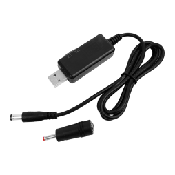 Кабель DC для роутера 9V від 5V USB павербанка 1A довж. 1м