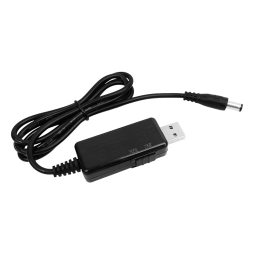 Кабель DC для роутера 9V від 5V USB павербанка 1A довж. 1м