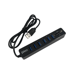 USB HUB на 6 портів USB 3.0 з картридером, у блістері, 4-1068, пасивний