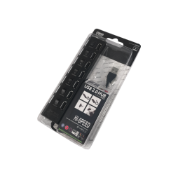 USB HUB на 7 портів USB 2.0, з вимикачами та підсвіткою, 4-1060, 4-1072, активний