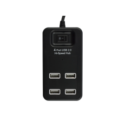 USB HUB на 4 порти USB 2.0 з вимикачем (Model:P-1601), у блістері, 4-1033, активний
