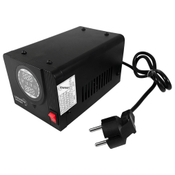 Стабілізатор напруги релейний однофазний 500VA 300Вт 170-270В чорний LM40304 гарантія 2 роки Лємансо