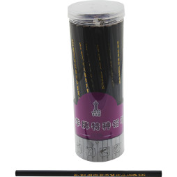 Карандаш строительный №16 чёрный круглый 170 мм (пишет на разных поверхностях)