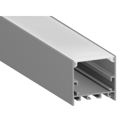 Алюмінієвий профіль для світлодіодної стрічки АЛ-84 2 метра  анодований накладний, підвісний LEDUA