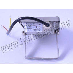 Прожектор светодиодный 10W slim, белый