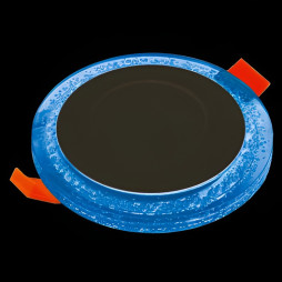 LED панель Lemanso "Бульбашки" 3+3W з синьою підсвіткою 350Lm 4500K 175-265V / LM906 коло