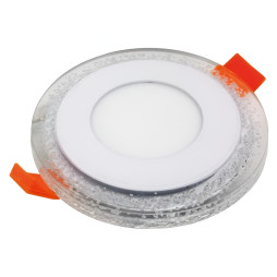 LED панель Lemanso "Бульбашки" 3+3W з червоною підсвіткою 350Lm 4500K 175-265V / LM906 коло