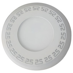LED панель Lemanso "Грек" 6+3W з жовтою підсвіткою 540Lm 4500K 175-265V / LM555 коло