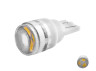 Світлодіодна авто лампа T10-2835-3smd з лінзою білий 12V LEDUA
