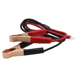 Кабель для инвертора + крокодилы 4mm² длина 500mm Lemanso LM40254