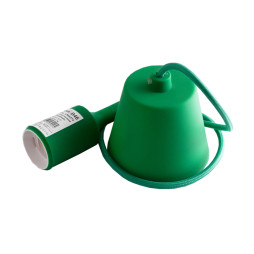 Подвес пластиковый Т-образный для LED лампы Lemanso Е27 зеленый 1 м (LMA074)