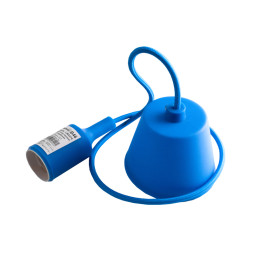 Подвес пластиковый Т-образный для LED лампы Lemanso Е27 синий 1 м (LMA074)