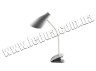Світлодіодна настільна лампа 5Вт 220V 320lm прищепка, 4 рівня регулювання срібла/LMN090