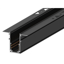 Вбудованний шинопровід для низьковольтних трекових світильників чорний 2м CABM1002 Ardero