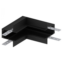 Соединитель внутренний угловой для низковольтного встраиваемого шинопровода черный LD2005 Feron