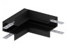 Соединитель внутренний угловой для низковольтного встраиваемого шинопровода черный LD2005 Feron