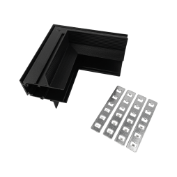 Соединитель внутренний угловой для низковольтного встраиваемого шинопровода черный LD2005 Feron