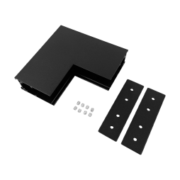 Соединитель внутренний угловой для низковольтного накладного шинопровода черный LD2022 Feron