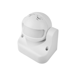 Датчик руху мікрохвильовий 360° білий 110-240V (2 ручки регулювання) LM6403 Лємансо