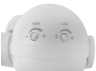 Датчик движения микроволновой 360° белый 110-240V (2 ручки регулировки) LM6403 Лемансо