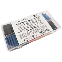 Набор термо-трубок в коробке 45мм 280шт коэф. усадки 2:1/LMA2799 Лемансо