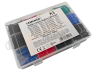 Набір термо-трубок в коробці 45мм 750шт коеф. усадки 2:1/LMA2798 Лємансо
