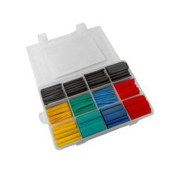 Набор термо-трубок в коробке 45мм 530шт коэф. усадки 2:1/LMA259 Лемансо