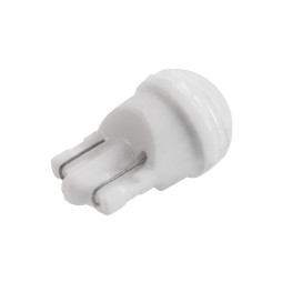 Світлодіодна авто лампа T10-2835-3smd кераміка з лінзою білий 12V LEDUA