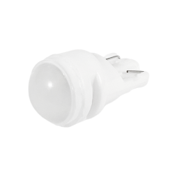 Светодиодная автолампа с матовой линзой T10 W5W керамика 12В SMD2835-3led белый