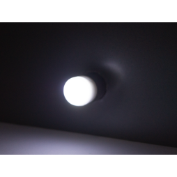 Светодиодная автолампа с матовой линзой T10 W5W керамика 12В SMD2835-3led белый