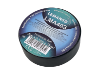 Изоляционная лента Lemanso LMA403 ЯпI 30 м 0.1 x 19 мм черная
