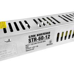 Блок питания OEM STR-60 12В 60Вт 5A узкий