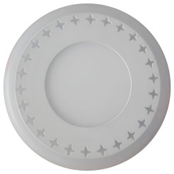 LED панель Lemanso "Зірки" 3+3W з червоною підсвіткою 350Lm 4500K 175-265V / LM535 коло