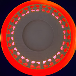 LED панель Lemanso "Кубики" 6+3W з червоною підсвіткою 540Lm 4500K 175-265V  / LM541 коло