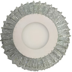 LED панель Lemanso "Місяць" 3+3W з рожевою підсвіткою 350Lm 4500K 175-265V / LM1011 коло