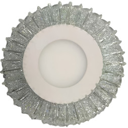 LED панель Lemanso "Місяць" 3+3W з синьою підсвіткою 350Lm 4500K 175-265V / LM1011 коло