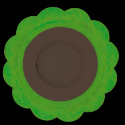 LED панель Lemanso "Ромашка" 3+3W з зеленою підсвіткою 320Lm 4500K 175-265V / LM909 коло