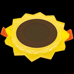 LED панель Lemanso "Сонечко" 3+3W з жовтою підсвіткою 350Lm 4500K 175-265V / LM907 коло