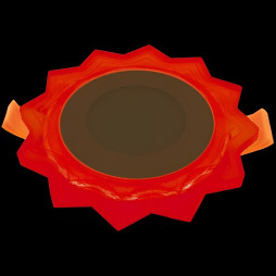 LED панель Lemanso "Сонечко" 3+3W з червоною підсвіткою 350Lm 4500K 175-265V / LM907 коло