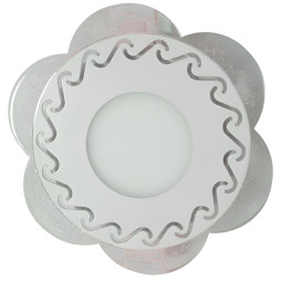 LED панель Lemanso "Тінь" 3+3W з рожевою підсвіткою 350Lm 4500K 175-265V / LM1017 коло