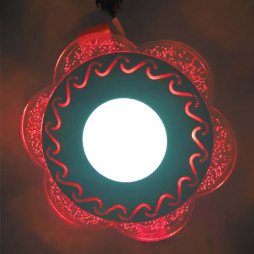 LED панель Lemanso "Тінь" 3+3W з червоною підсвіткою 350Lm 4500K 175-265V / LM1017 коло