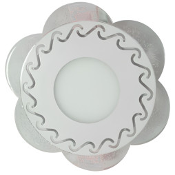 LED панель Lemanso "Тінь" 3+3W з червоною підсвіткою 350Lm 4500K 175-265V / LM1017 коло