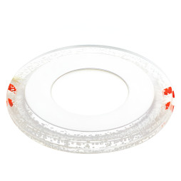 LED панель Lemanso 3+3W з RGB підсвіткою 350Lm 4500K 175-265V / LM1002 коло