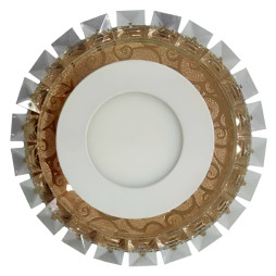 LED панель Lemanso 3+3W з RGB підсвіткою 350Lm 4500K 175-265V / LM1012 коло + пульт