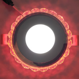 LED панель Lemanso 3+3W з RGB підсвіткою 350Lm 4500K 175-265V / LM1015 коло+ пульт