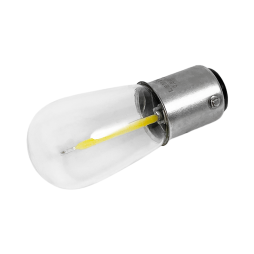 Світлодіодна лампа 0,8W T22 64LM B15D 6500K 230V прозора / LM3080 для швейної машинки Лємансо