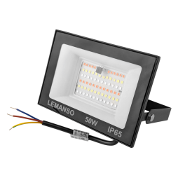 Прожектор светодиодный Lemanso LMP76-50 с пультом управления 50W RGB IP65