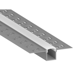 Профиль алюминиевый анодированный LEDUA АЛ-21-4 + рассеиватель для LED ленты для гипсокартона 3 м