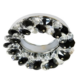 Спот Lemanso CD4141 чорний хром / ST141