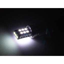 Светодиодная автолампа T20 W21/5W с обманкой 12В SMD2835-15led белый